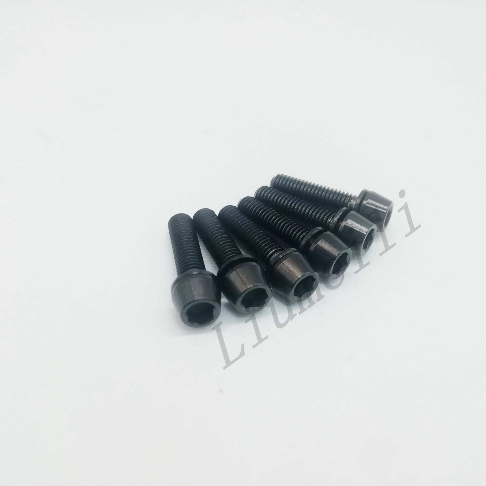 

Титановые болты Liumeili Ti M5x16 18, 20 мм, болты выноса велосипеда с конической головкой и шайбами для MTB, горной дороги, 6 шт./лот