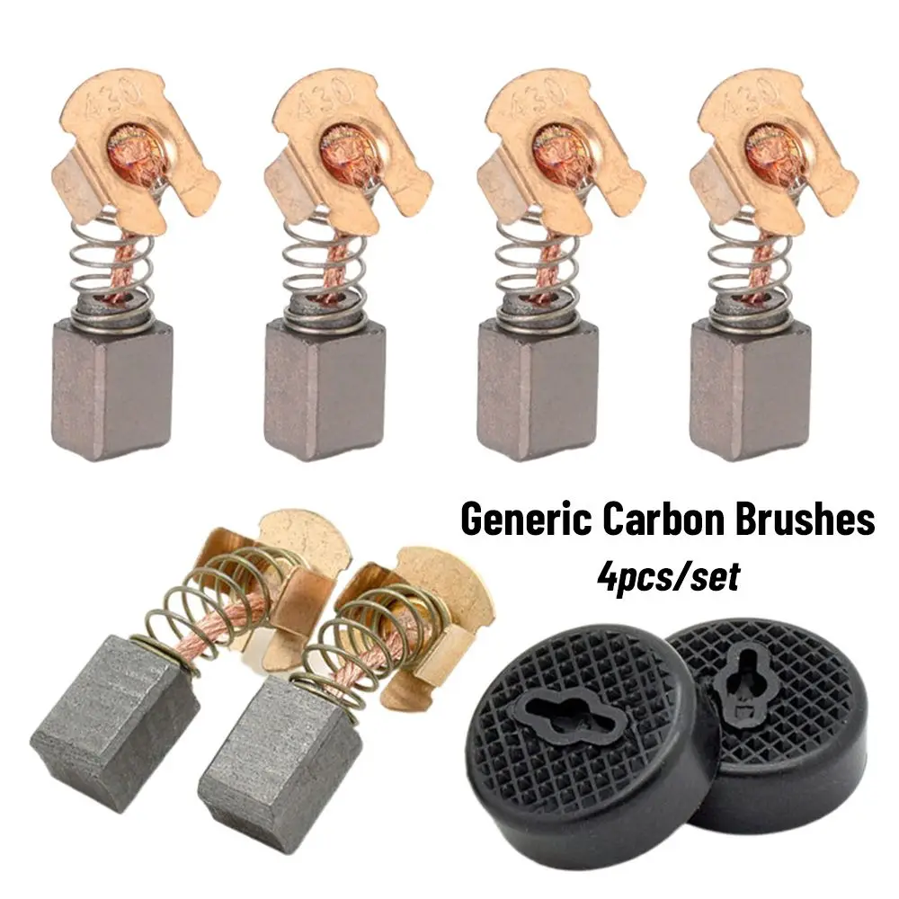 

4pcs/set Carbon Brush Cap Cover Angle Grinder Power Tool Accessories For Makita CB-430 BGA450 BGA452 DGA452 GA400 BGA402