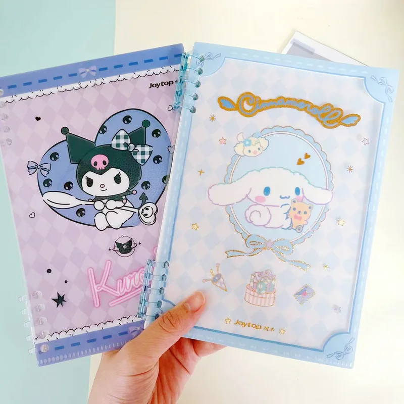 

Notebook Sanrio Kuromi Coil Book Student Handbook Notepad Notebook Removable Loose-Leaf Book Students Kawaii Gifts Cute Books
