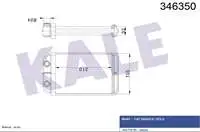 

346350 радиатор нагревателя BRAVO II STILO (пайка)