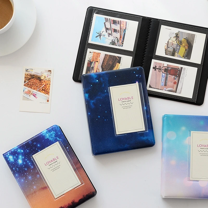 

32 Pockets Starry Sky Photo Book Album 3 Inch For Fujifilm Instax Mini Films Album Instax Mini 9 8 7s 90 70 25 Name Card Holder