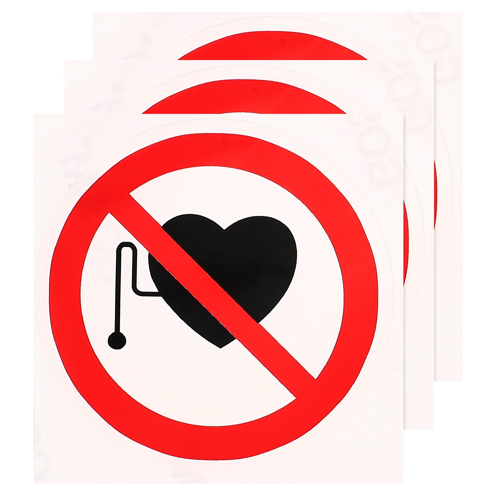 

Наклейки для предупреждения наклейки круглые виниловые наклейки без кардиостимулятора наклейки для ручного устройства защитные этикетки клейкие этикетки