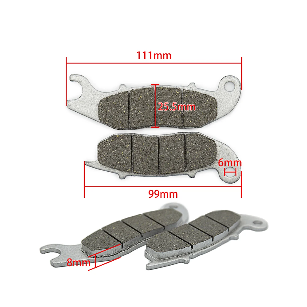 

Semi Metal Material Of Motorcycle And Electric Vehicle Brake Pad is Stable and Wear Resistant BOSUER M5 Front Brake Pads