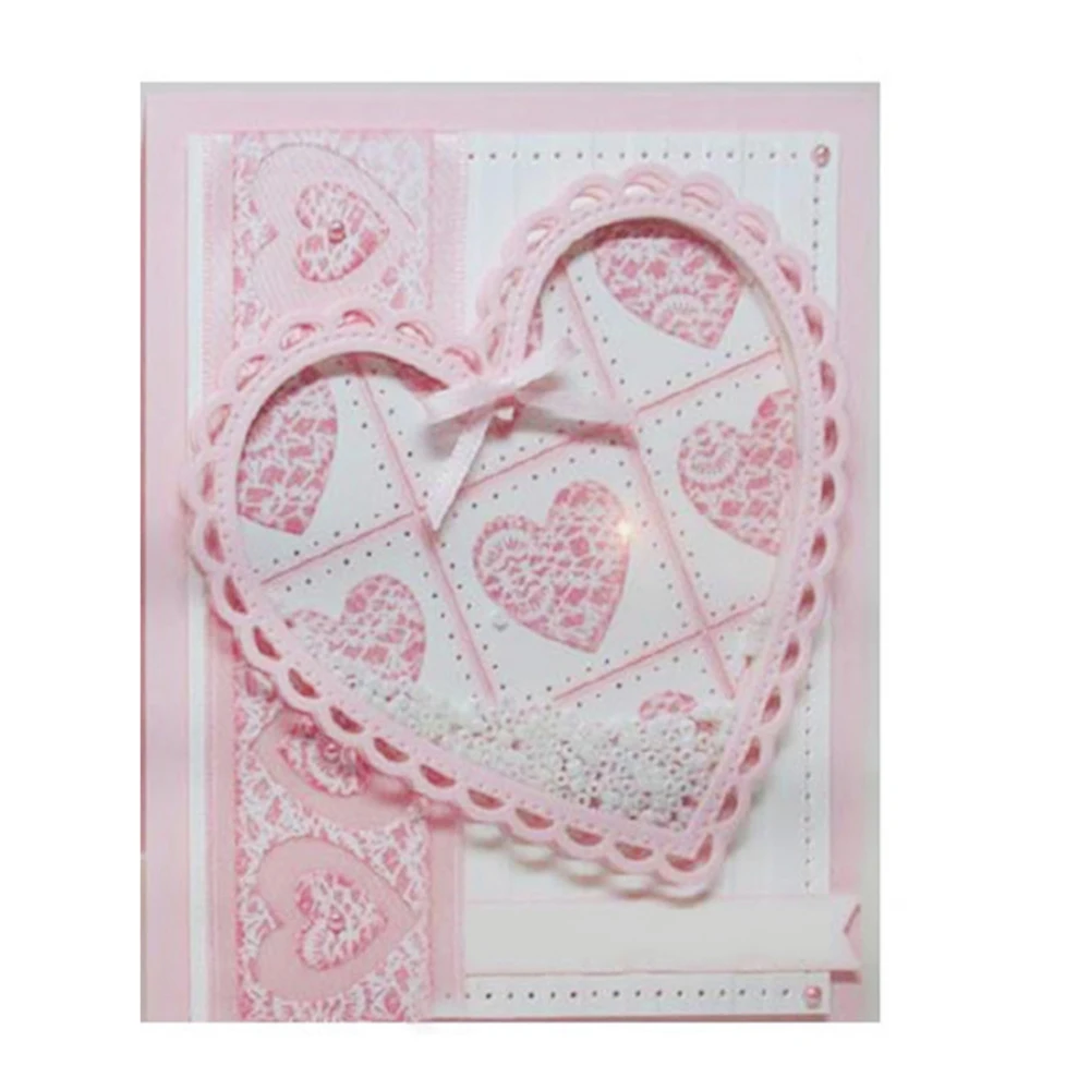 

Craft dies Lace Heart Frame Metal Cutting Dies for DIY Scrapbooking dies craft Paper Card Making Embossing die cut Stencils dies