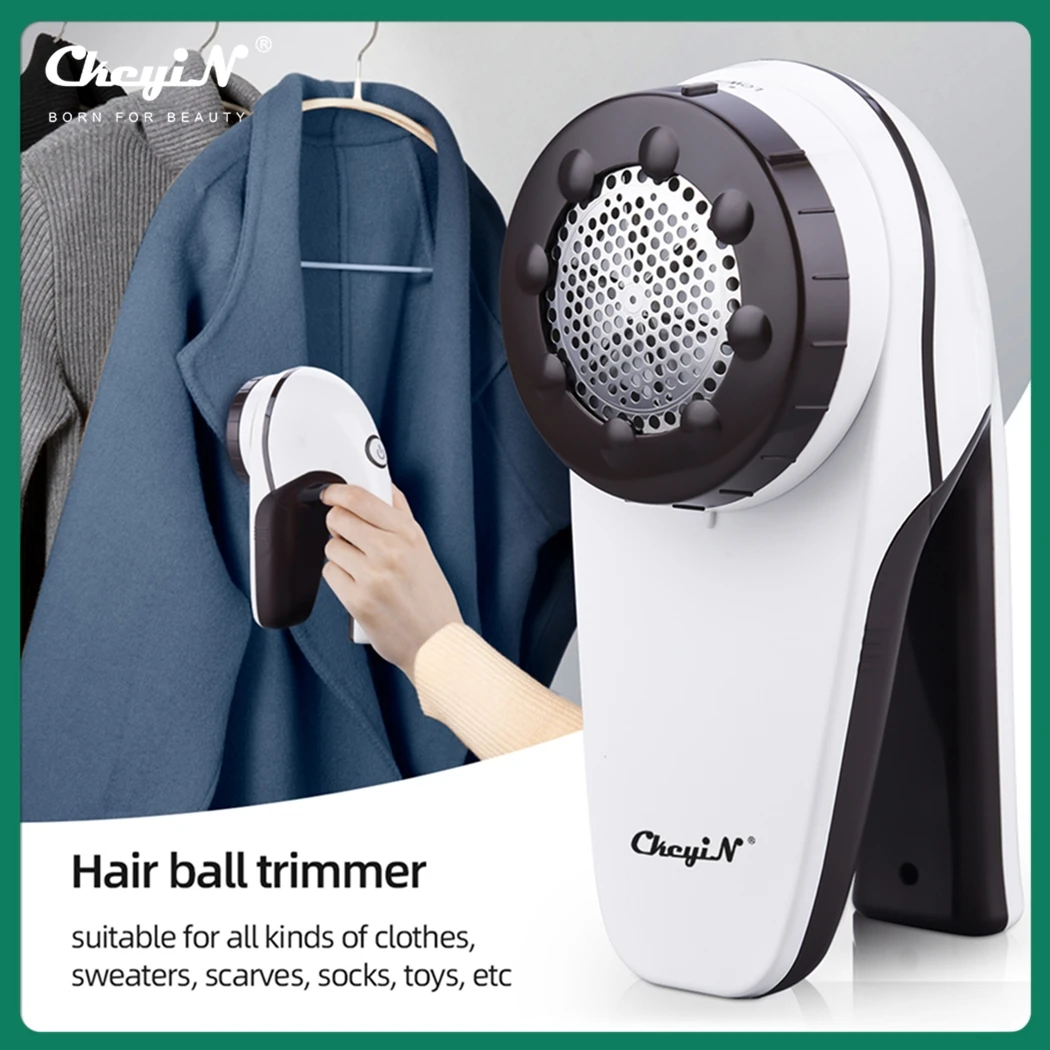 

Rechargeable Lint Remover Electric Clothes Fuzz Pellet Shaver Portable Sweaters Curtains Pellet Cut Removes Machine + 2 Blades