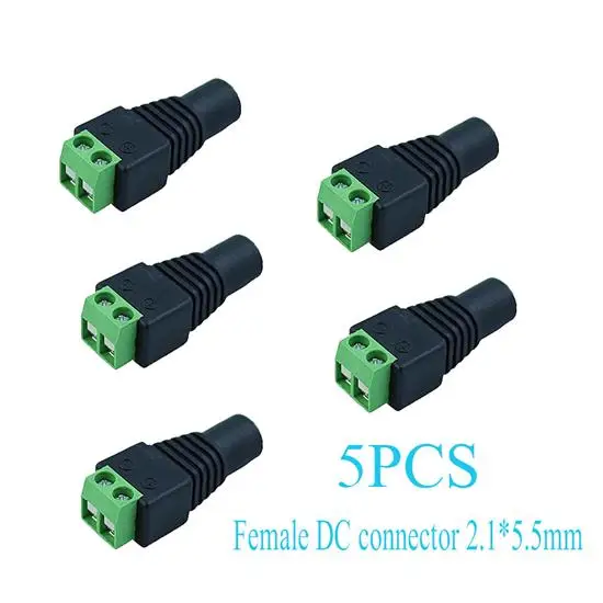 

Разъем постоянного тока 12 В для светодиодной ленты, сварочный адаптер для светодиодной ленты, разъем «папа» или «мама»