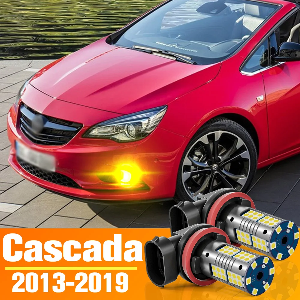 

2pcs LED Front Fog Light Bulb Accessories For Opel Cascada 2013-2019 2014 2015 2016 2017 2018