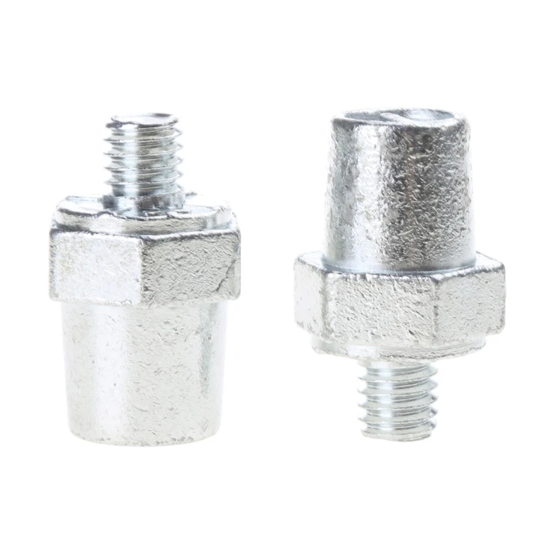 Автомобильный положительный отрицательный аккумулятор R9CC из цинкового сплава, 2 шт., клеммный адаптер, конвертер, соединительные аксессуары, устойчивость к коррозии