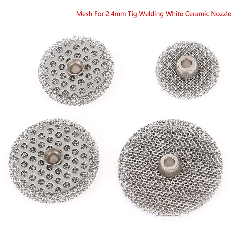 

1PCS Mesh For Diameter 2.4mm Tig Welding White Ceramic Nozzle 10# 12# 14# 16# 1.6mm/2mm/2.3mm/2.7mm Mesh