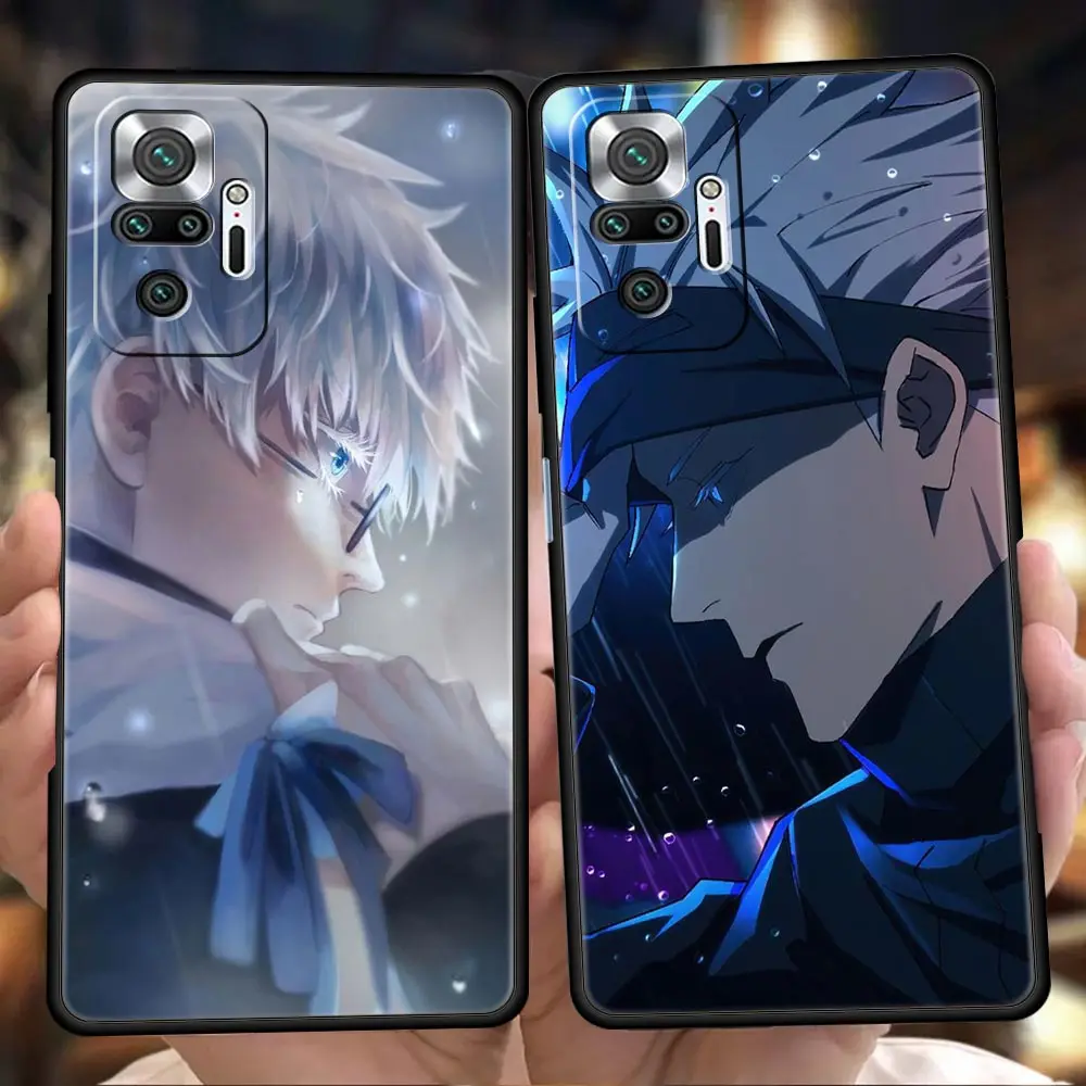 

Jujutsu Kaisen Phone Case For Redmi Note 10 11 Pro K40 Gaming 7 8 8T 9 8A 9A 9C Note 9S 11T 9T Pro Soft Shockproof Shell Fundas