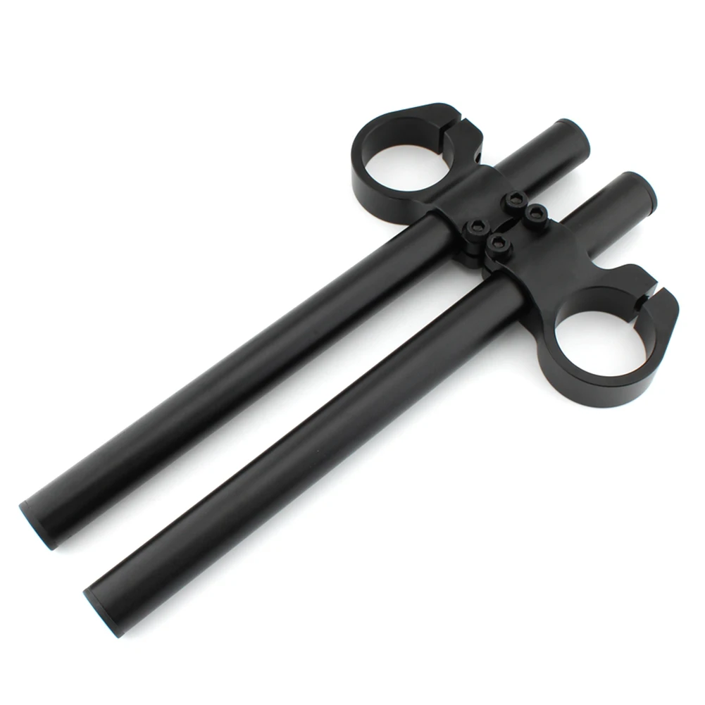 1 пара черных мотоциклетных зажимов с ЧПУ высоким подъемом универсальная версия