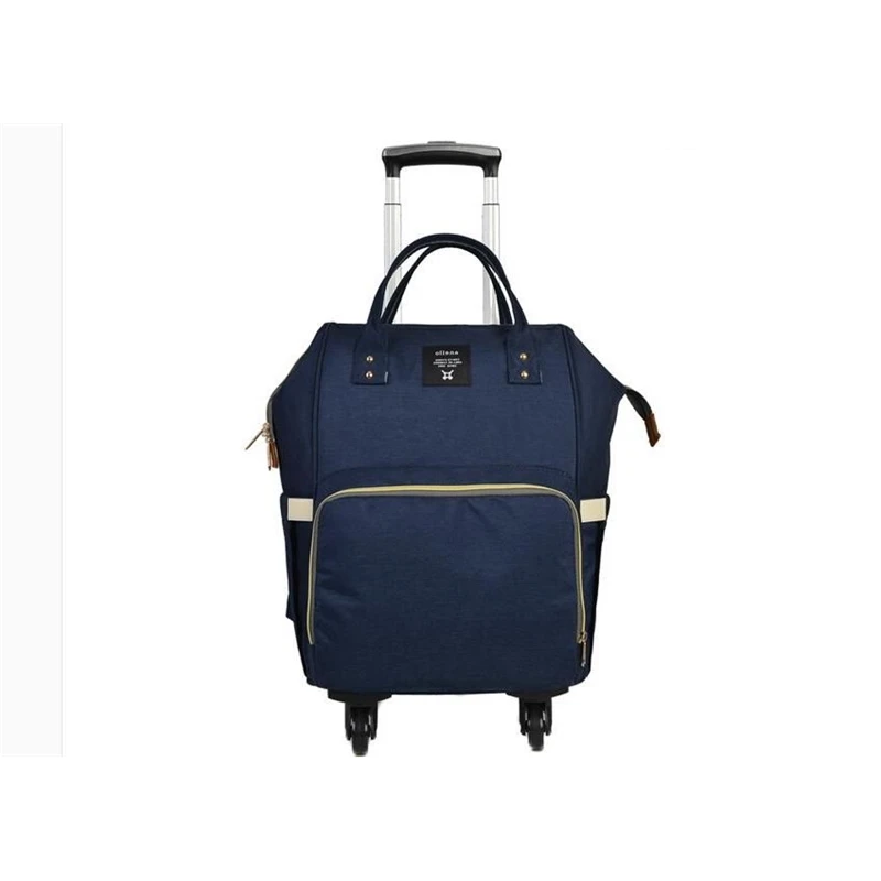 Oxford Travel trolley bags Mummy Women Bag Baby Care Bag wit