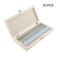 prepared microscope slides animal plants insects tissues specimens slides set drop shipping
