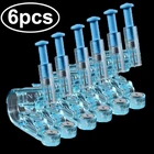 Одноразовый безболезненный стерильный инструмент для прокола ушей, инструмент для безвоспалительного пистолета Для Пирсинга Ушей, серег, 1-6 шт.