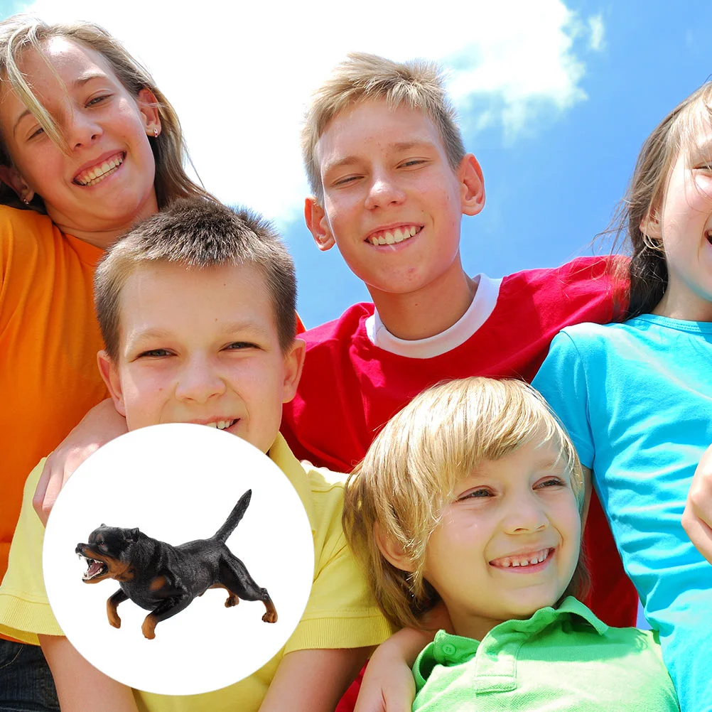 

1pc Simulation Puppy Adorable Dog Model Kids Dog Puppy Model Decor