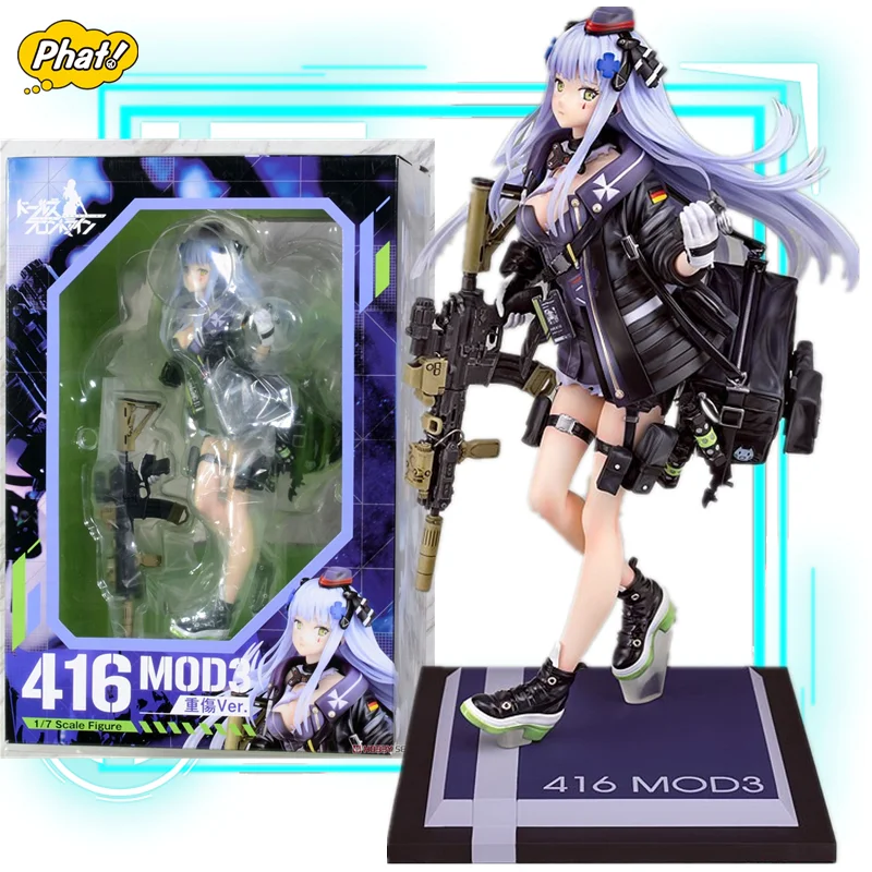 

In Stock Phat! Girls Frontline HK416 MOD3 Heavy Damage Ver. Anime Figure Action Figurine Collectible Model Doll Toy Gift