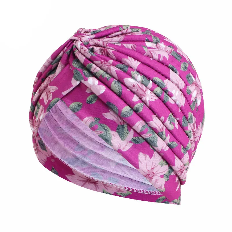 Новинка весенне-осенняя мягкая плиссированная шапка-тюрбан шапки для женщин