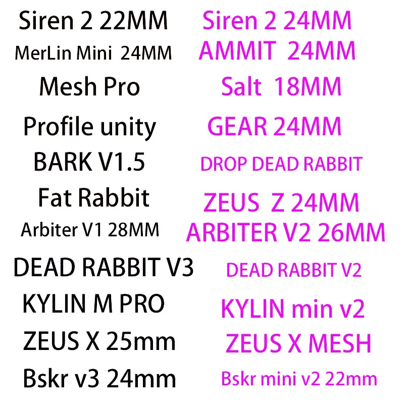 

zeus x mesh bskr mimi v2 v3 b3 siren v2 v4 yftk dvarw mtl fl kylin m pro Fat dead rabbit arbiter profile gear tank thick quilt