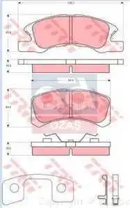 

Код магазина: GDB3358 для тормозной балаты на 04 COURE 1,0