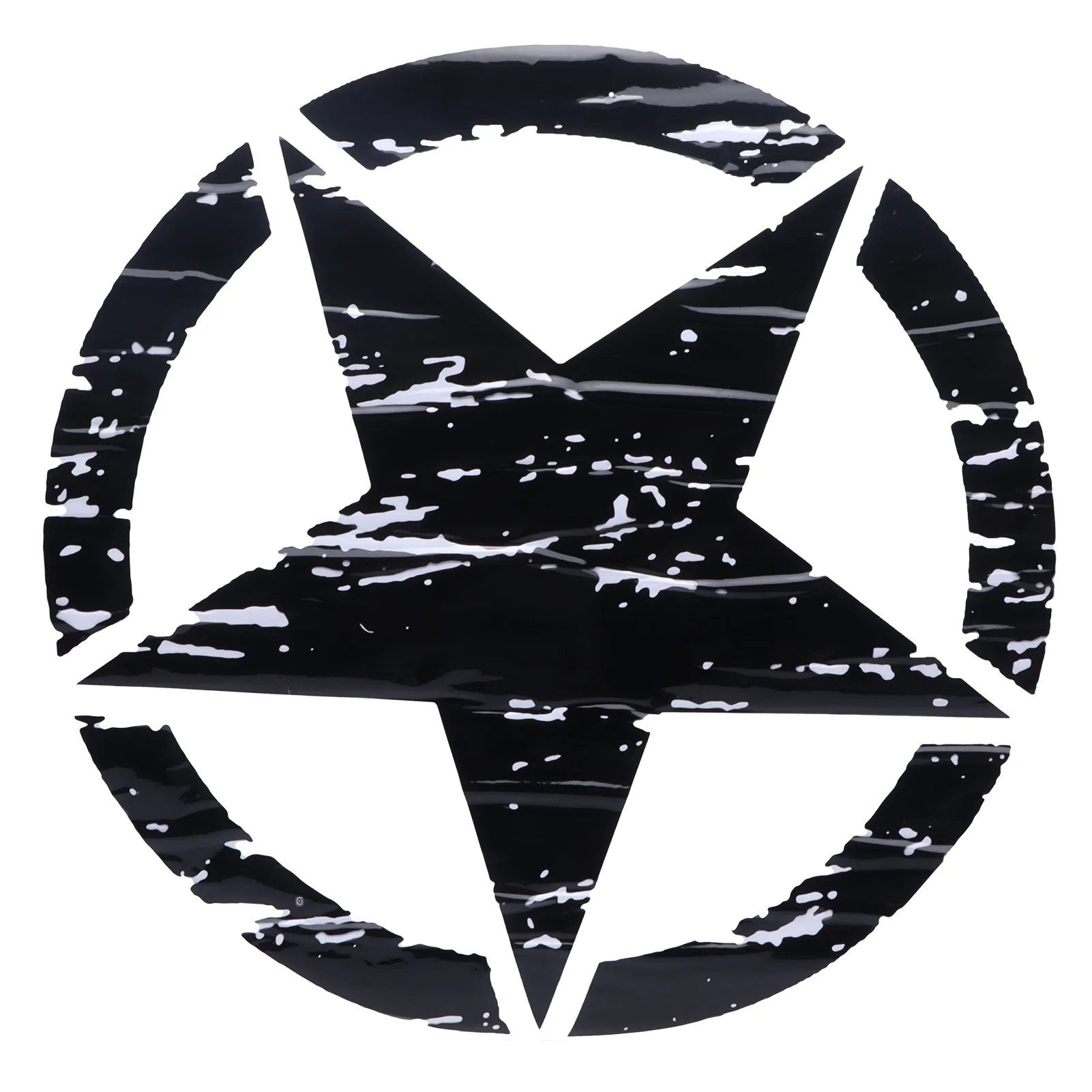 Наклейка на кузов автомобиля 19 7 дюйма черная звезда украшение для Jeep F150 Wrangler Rubicon