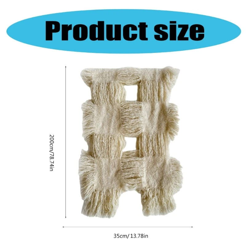 Потертый шарф для зимы и осени. Шаль девочек 2000-х. Шарф повседневной уличной