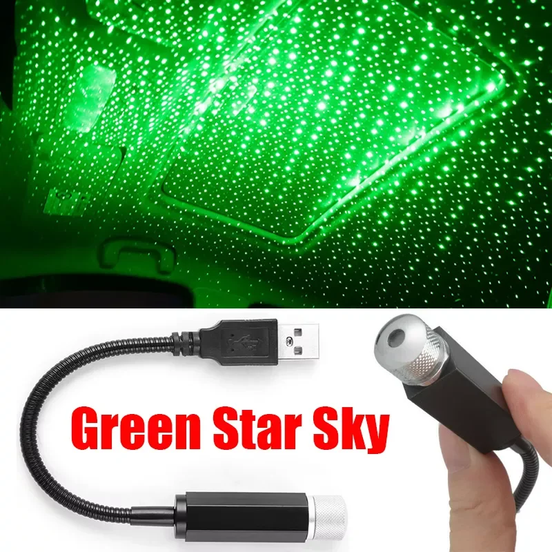 

Car USB Star Ceiling Decorative Light Romantic Night Lights Atmosphere Car Projection Lamp Three Styles Sky Projection Lamp