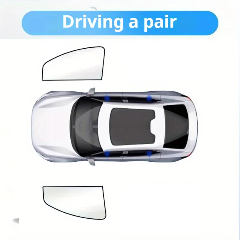 100, затемняющие автомобильные солнцезащитные козырьки, солнцезащитные козырьки, летние магнитные оконные шторы, защита от ультрафиолетовых лучей, боковая передняя задняя часть