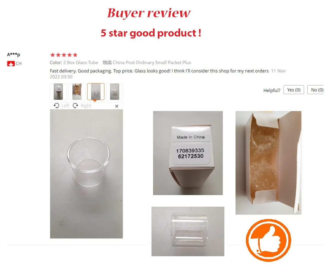 Стеклянная трубка для замены испарителя SMOK TFV8 стеклянная 4 мл стандартная серия