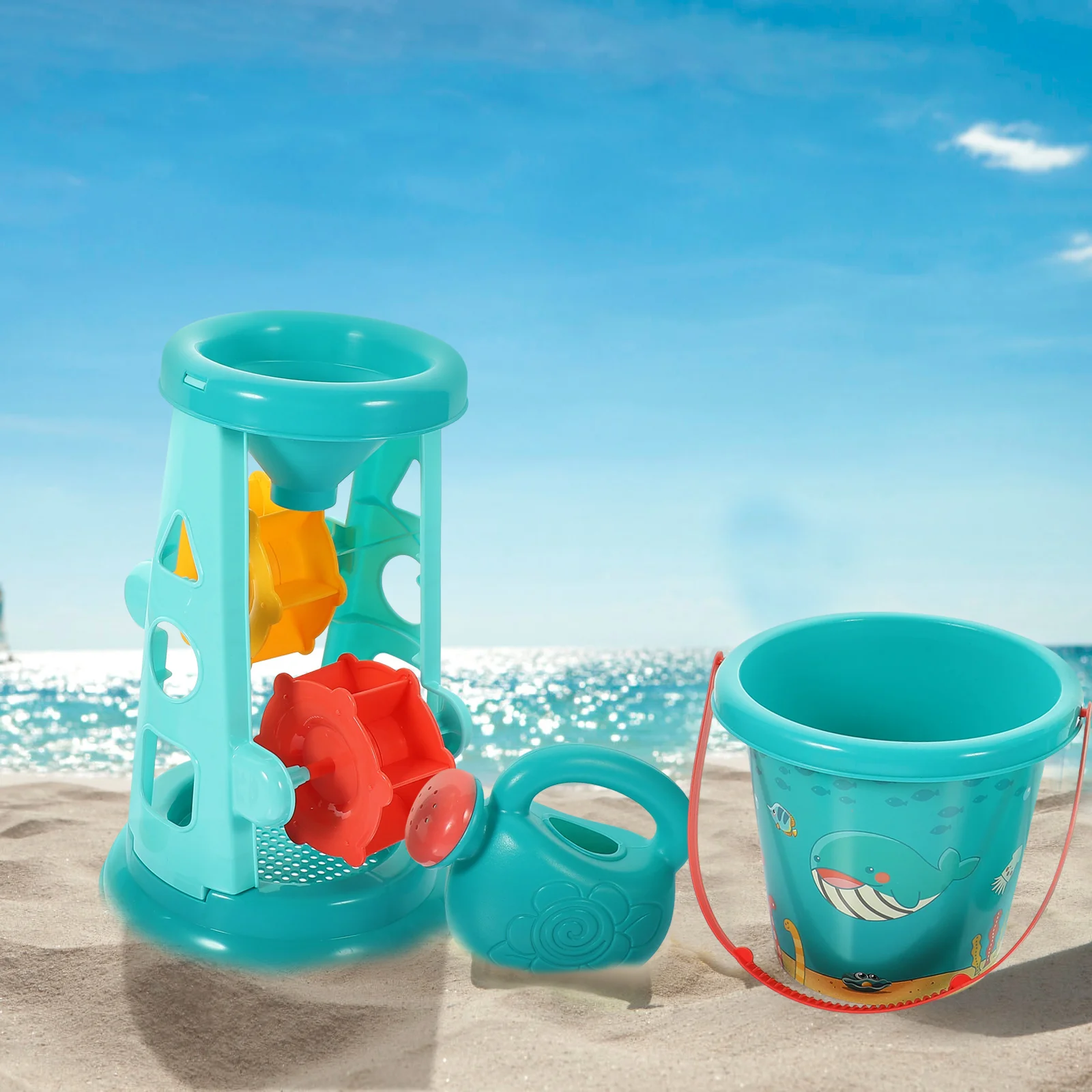 

Песочный игровой инструмент, строительные игрушки, Детский набор для пляжа, для игры на открытом воздухе, для девочек