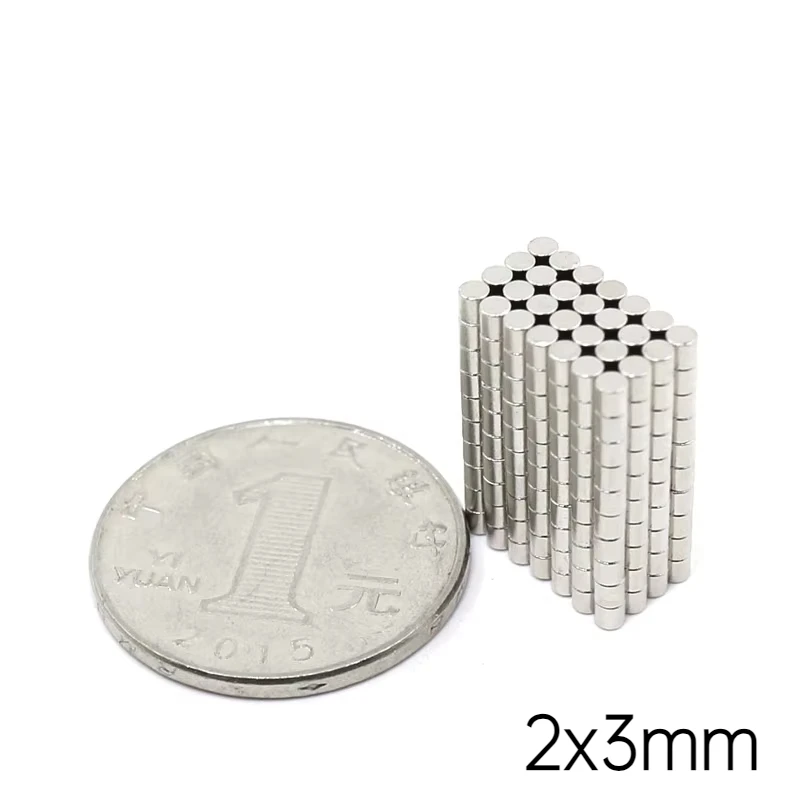 

Круглые магниты 2x3 мм