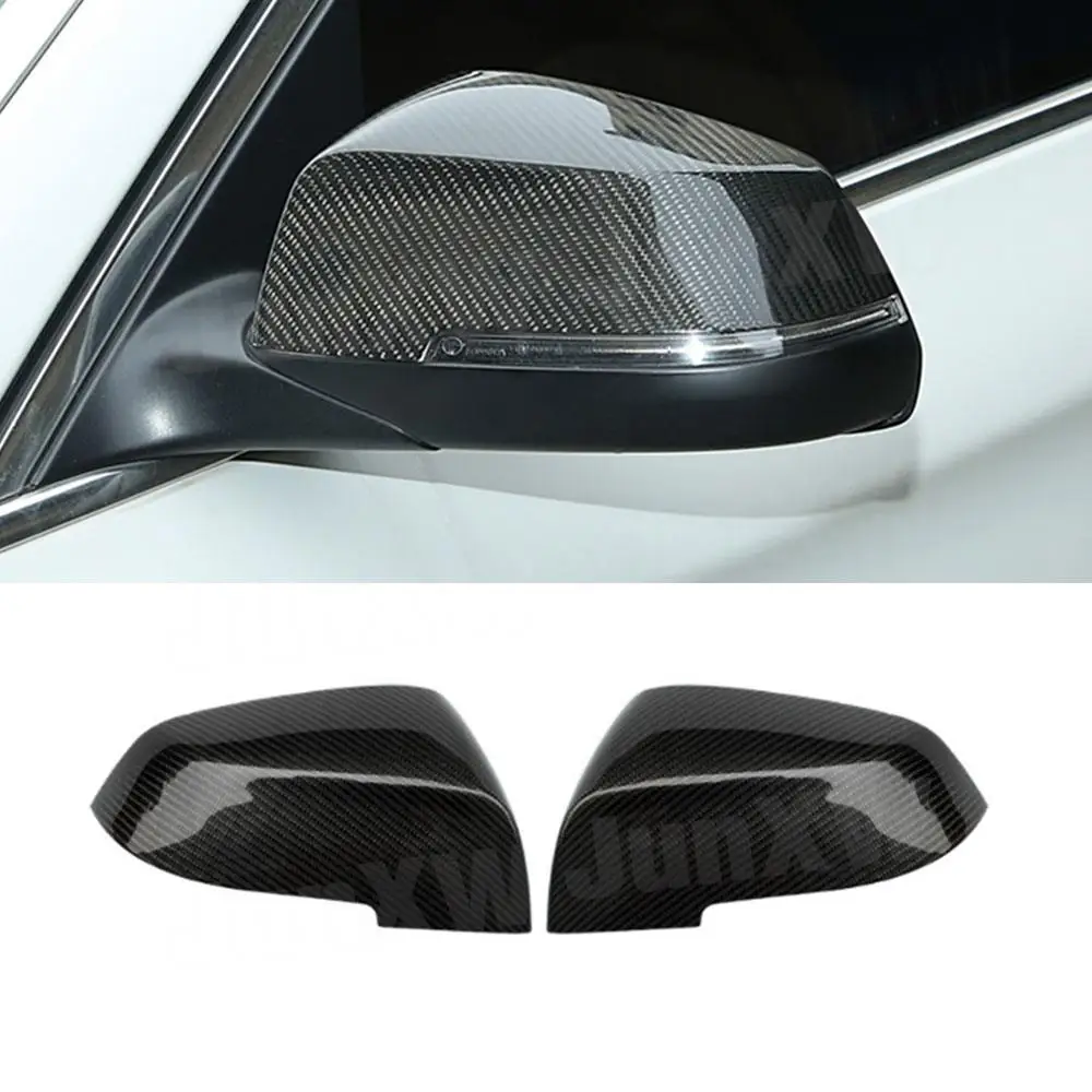 2 шт./компл. крышка зеркала из углеродного волокна бокового заднего вида для BMW 5