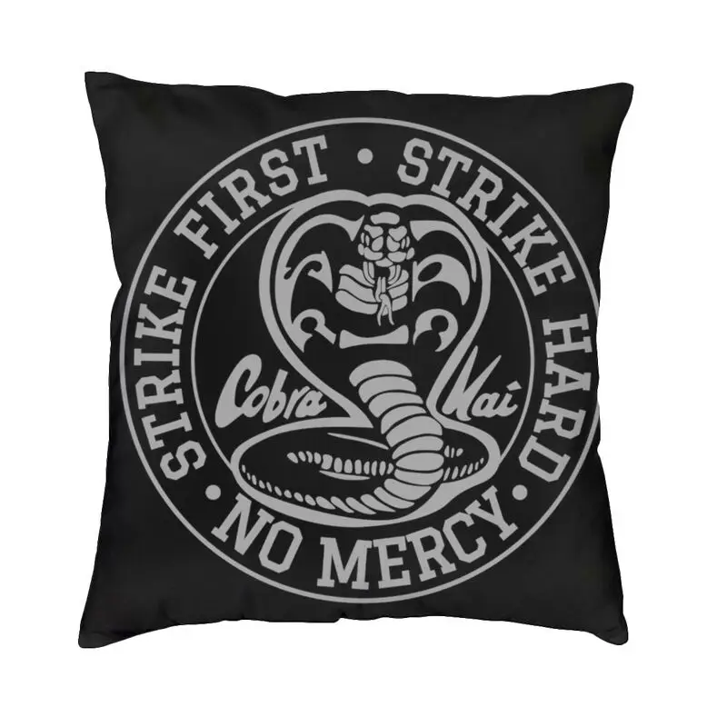 

Наволочки с логотипом кобры Кай в скандинавском стиле, 40x40 см, бархатная наволочка для дивана, автомобиля, квадратная наволочка для подушки, ...