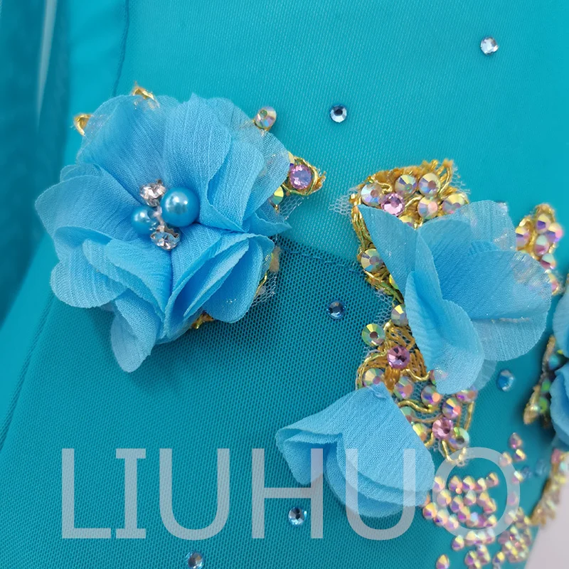 LIUHUO Lyrical танцевальное платье для выступления цветная юбка с шестом заводская