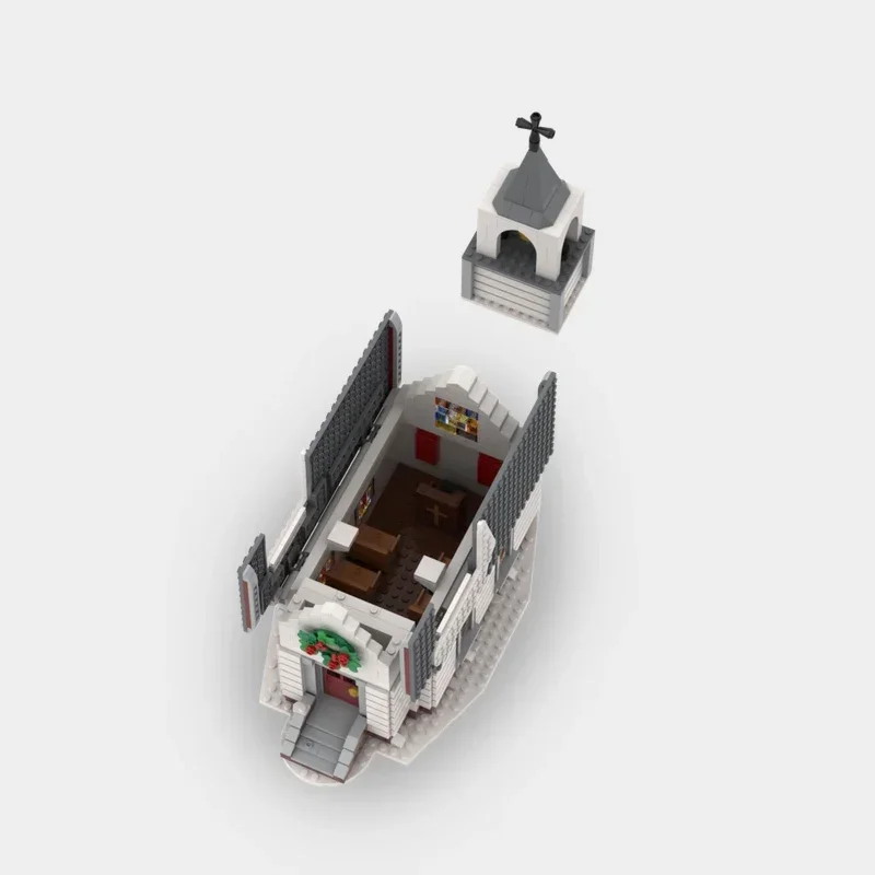 Рождественская тема праздничный сезон домик кирпичи Санта Рождество коттедж