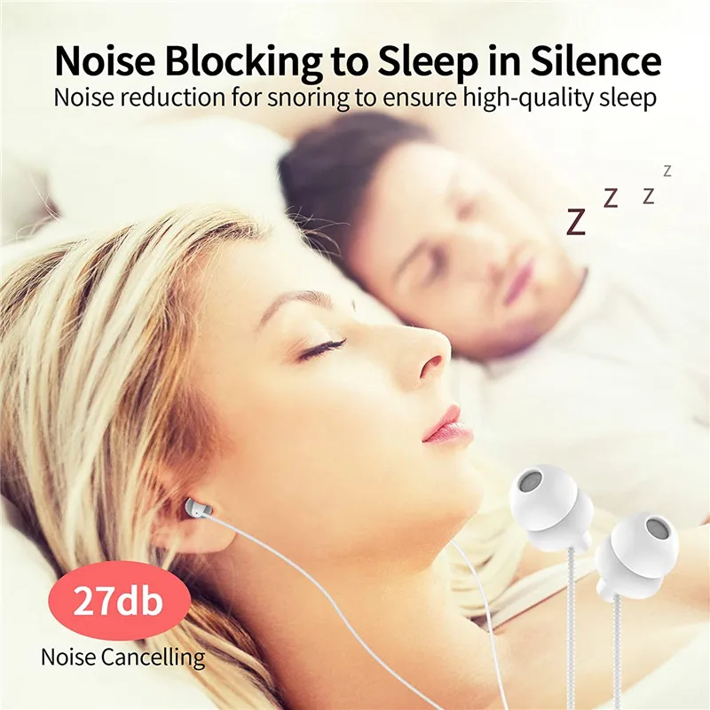 Наушники-вкладыши для сна с шумоподавлением проводные наушники 3 5 мм