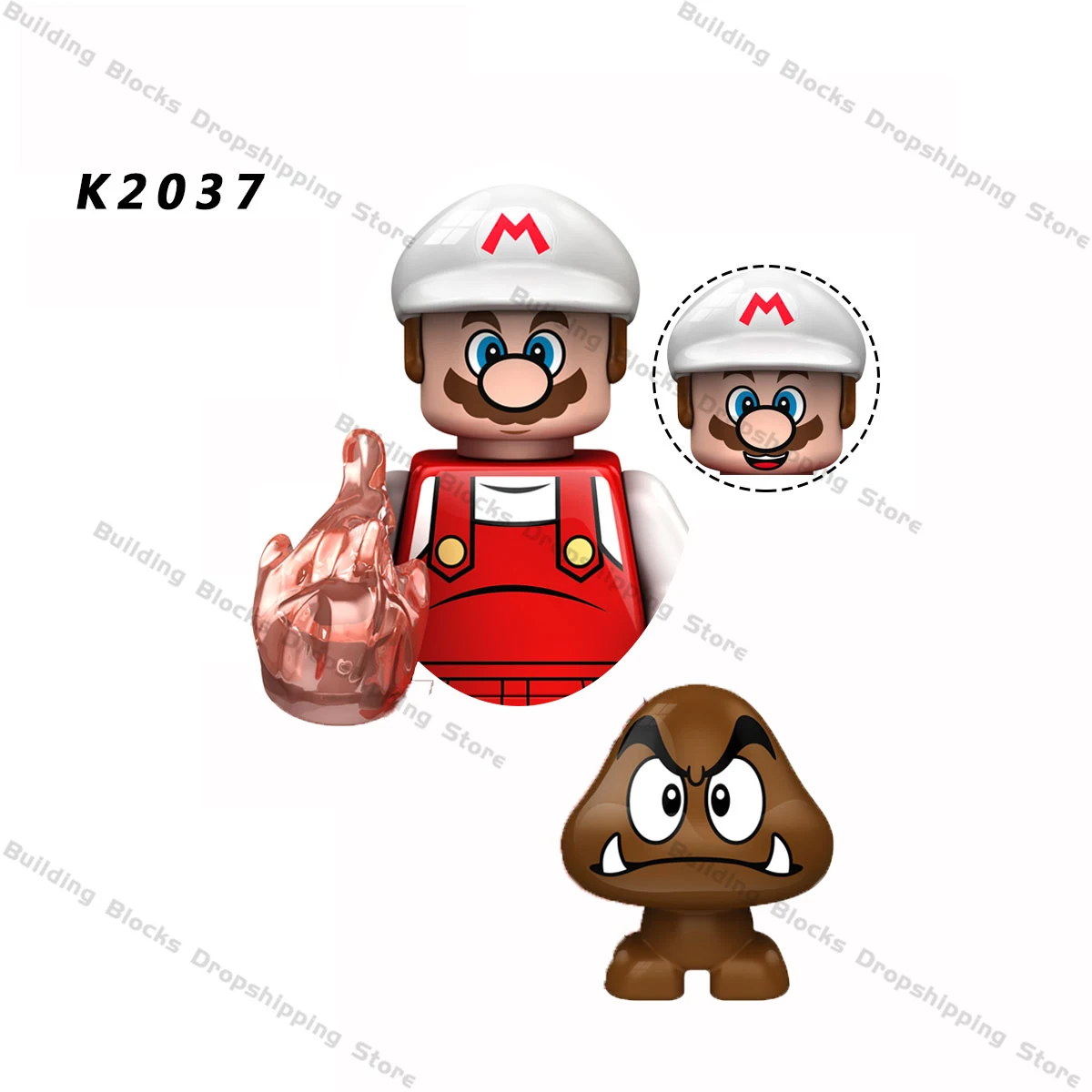 

KDL805 Super Mario Bros Blocks Luigi Mini Action Toy Figures Building Blocks Toys Bricks Assemble Toys Gifts for Children