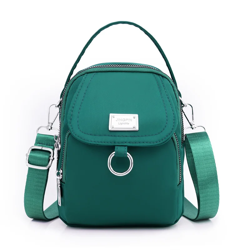 

Fashion Womens Oxford Solid Color Shoulder Bag Lightweight Durable Female Crossbody Multi Pocket and Large Capacity Handbag