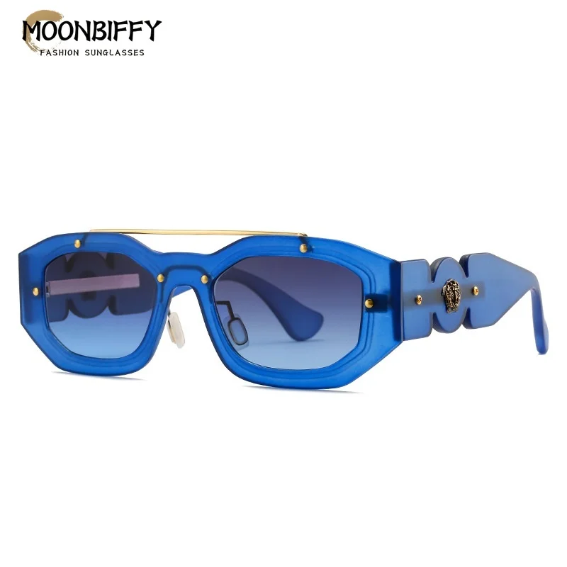 

Retro Classic Sunglasses Gradient Eyewear Women Luxury Glasses Men Fashion Driving Hip Pop Eyewear with Metal Hinges Punk UV400