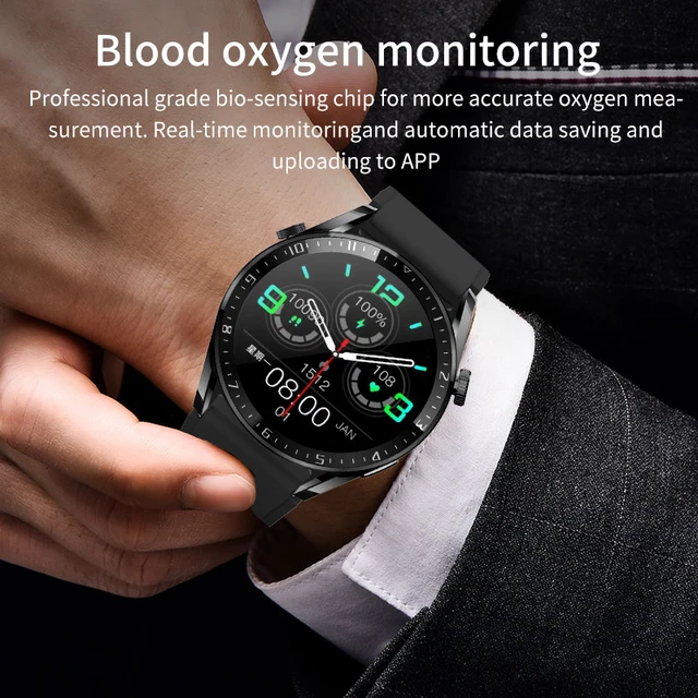 W & O New X5 Pro Smart Watch Men NFC Bluetooth Call IP67 orologi sportivi impermeabili ricarica Wireless per Smartwatch Android ios 2