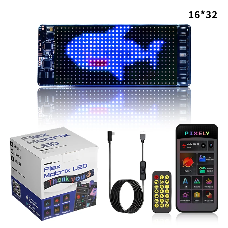 

Светодиодный знак с прокруткой грузовика, рекламный светильник с дистанционным управлением, индивидуальный текстовый узор, анимационный программируемый дисплей для грузовика