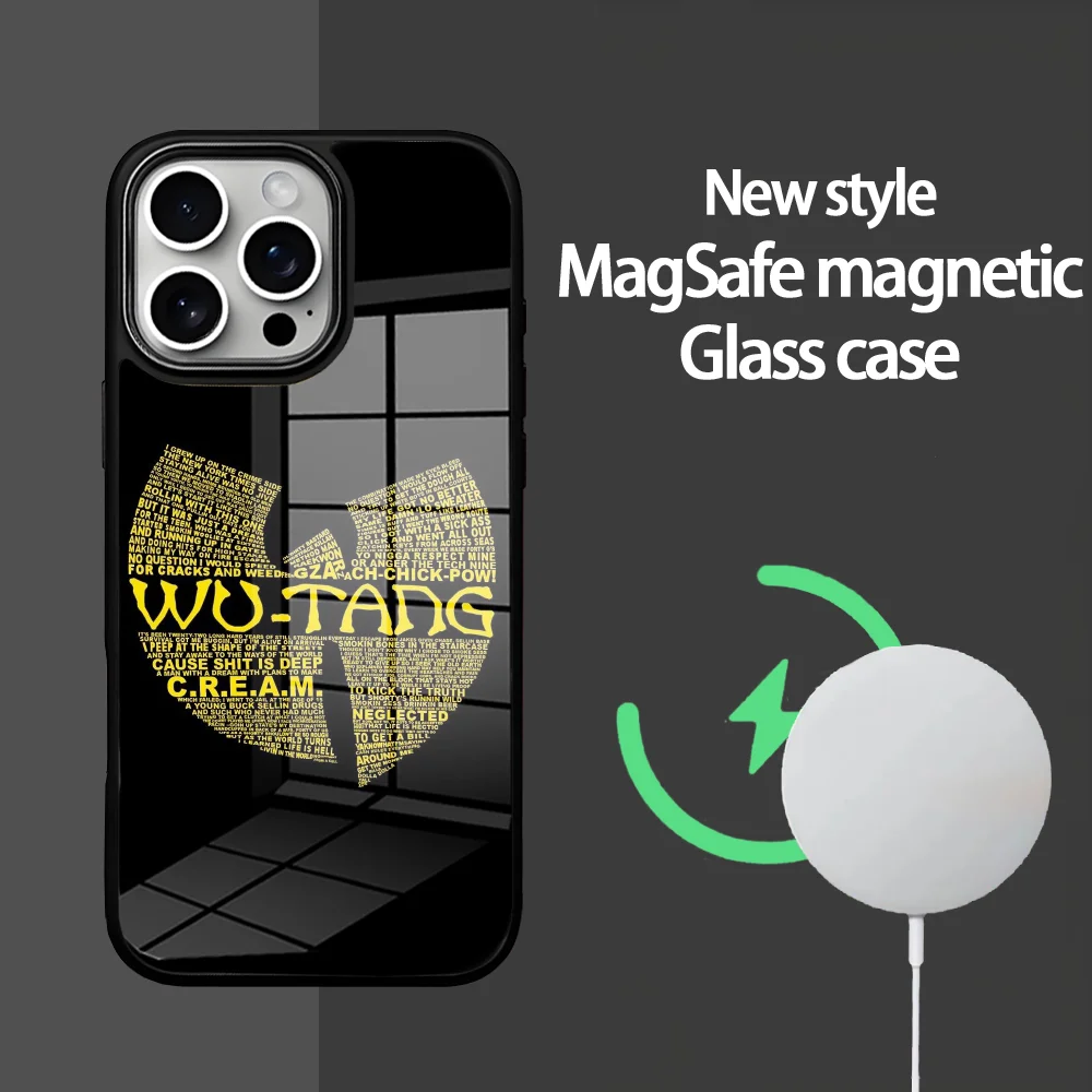 Чехол для телефона Wu-T-Tang Clan IPhone 16 15 14 13 12 11 Pro Max Plus Mini Magsafe Mirror беспроводной