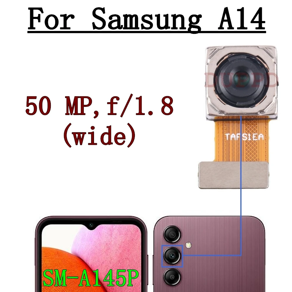 Передняя задняя камера для Samsung Galaxy A14 4G SM-A145P широкий макрос основной модуль