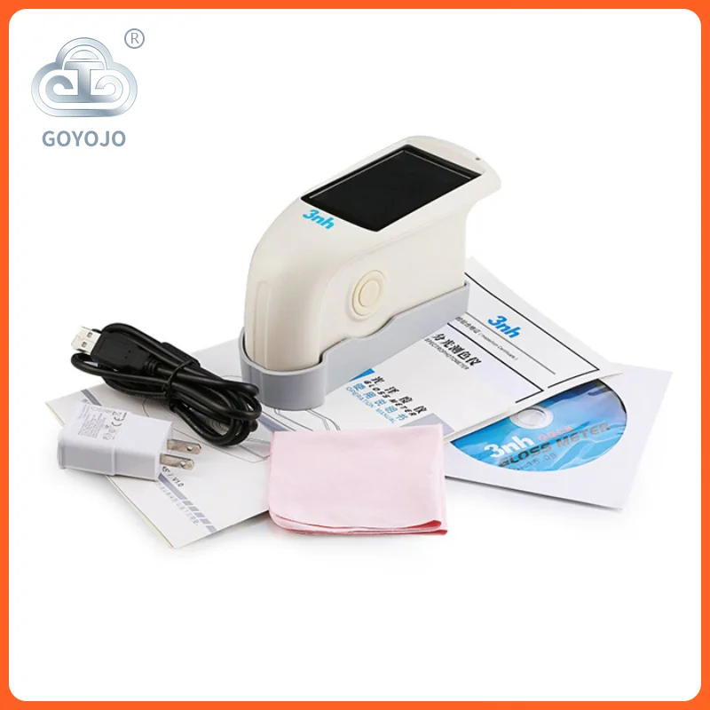

GOYOJO Glossmeter Auto Calibration Hg268 Portable 3.5 inch Touch Screen Gloss Meter 1000GU 0.1GU with PC Software
