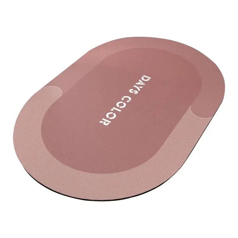 

Diatomite Stone Bath Mat Absorbent Diatomaceous Earth Mat Quick Drying Shower Smooth Non Slip Diatom Mud Bath Mat Multicolor For