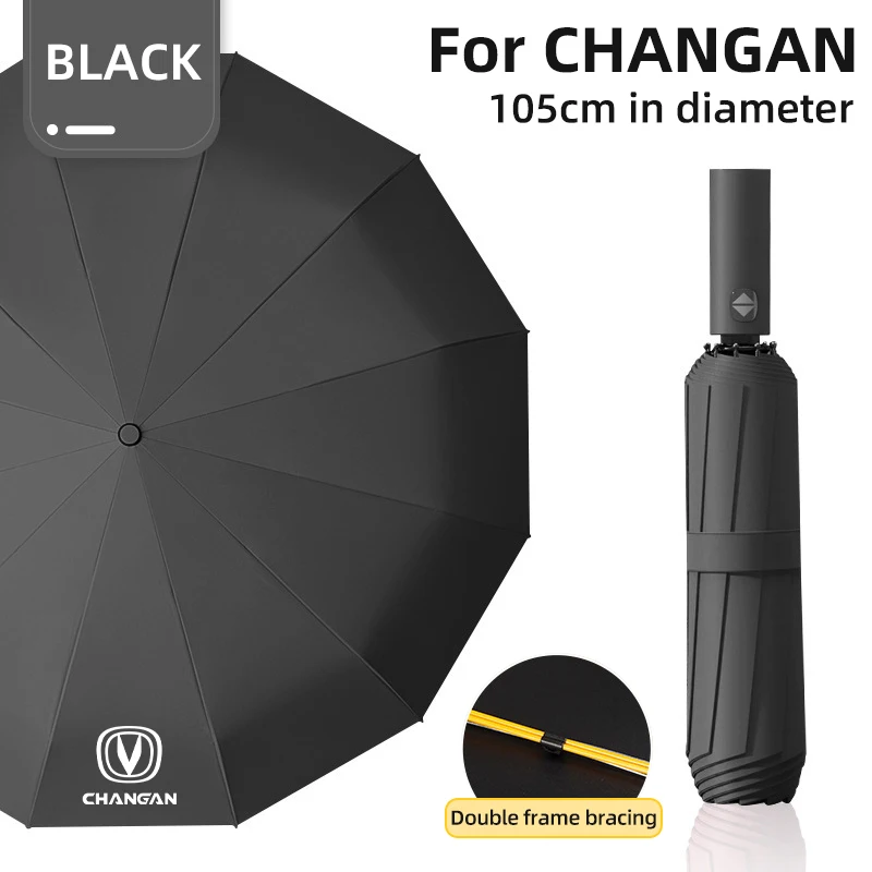 

Автоматический Складной автомобильный Зонт с логотипом на заказ, для Changan CS75 UNI-K UNI-T CS35 Plus CX70 CS95 Hunter Eado Alsvin