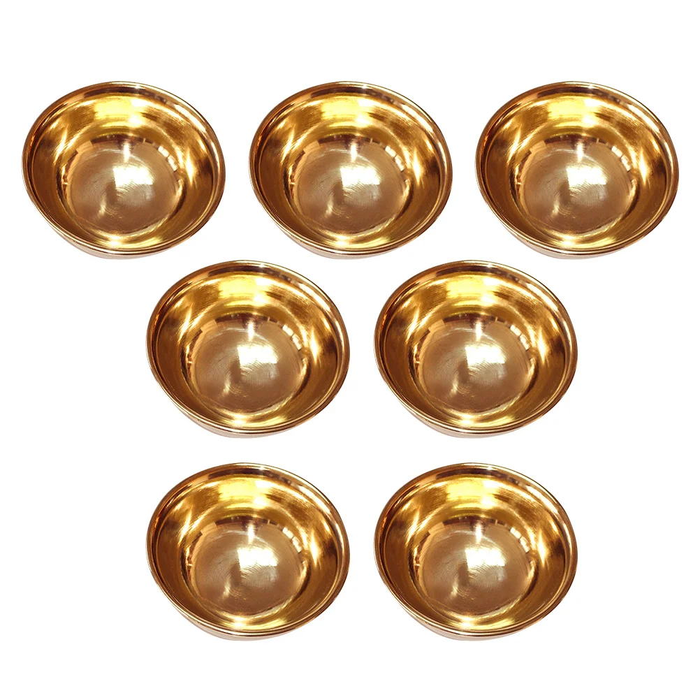 

Cup Offering Bowl Waterbowls Altar Tibetan Brass Copper Cups Holyworship Meditation Goblet Smudging Holder Lamp Religious