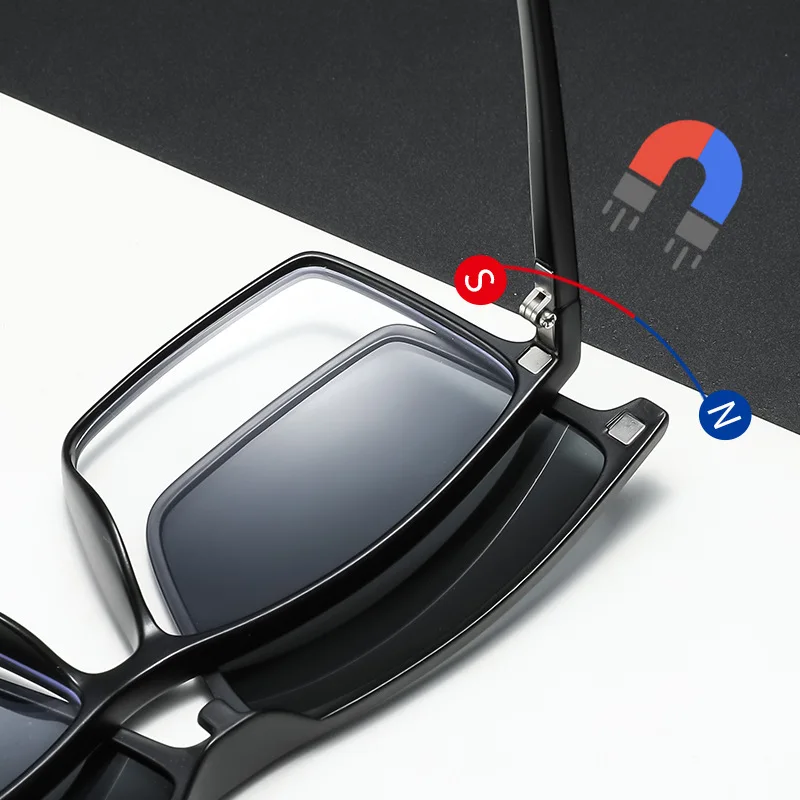 Мужские и женские очки для близорукости VCKA большие квадратные поляризационные