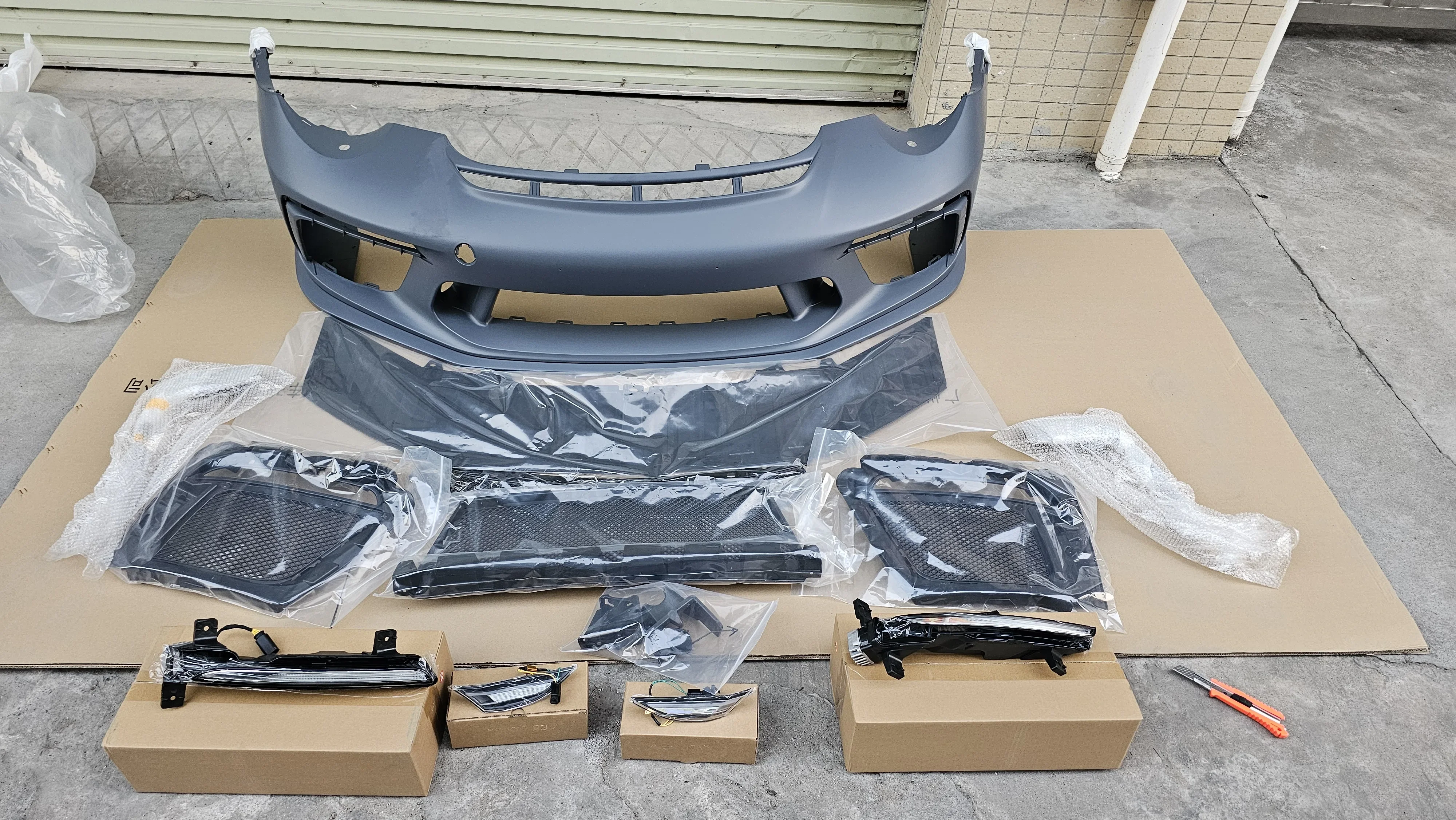 Комплект кузова Gt3 для Porsche 911 997 обновленный комплект переднего бампера