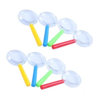 8pcs plastic mini magnifying glass childrens toys