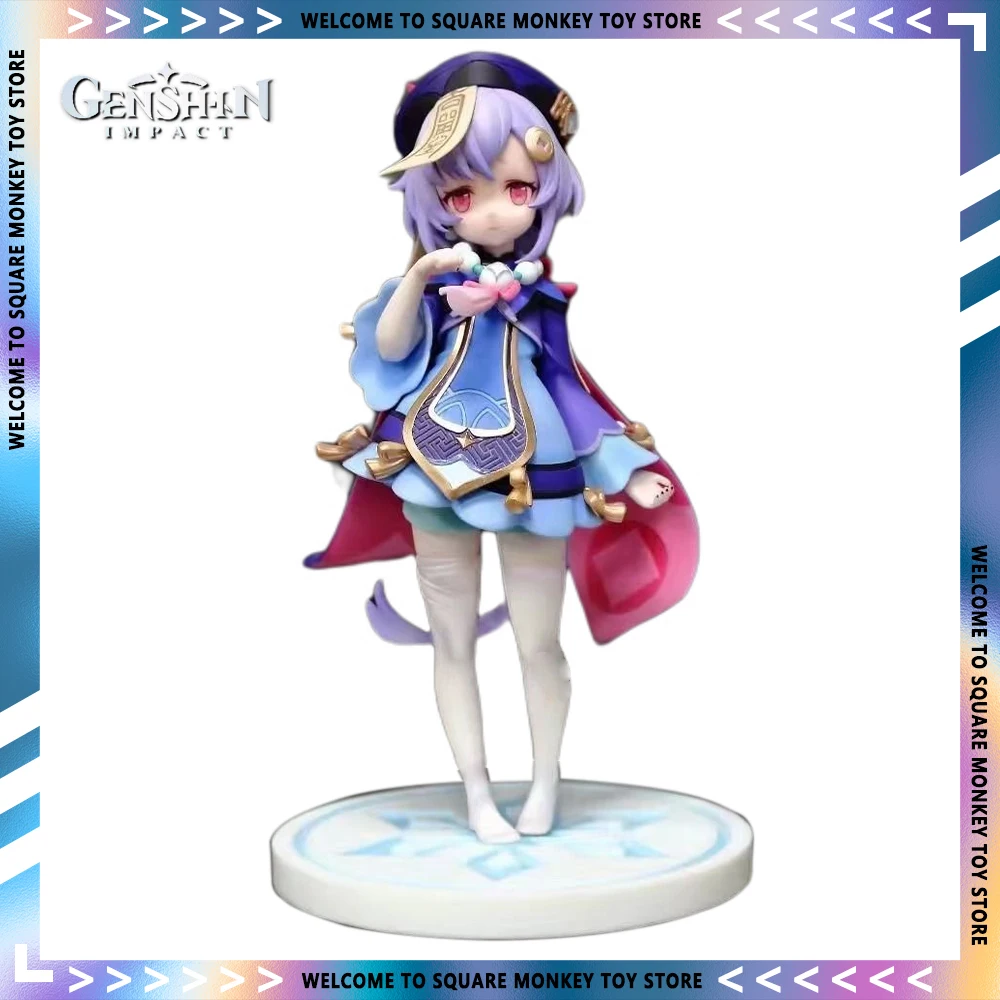 

17cm Genshin Impact Qiqi Figure Kawaii Gk Figures Cute Figurine Anime Pvc Statue Model Doll Desk Decoration Toys Christmas Gifts